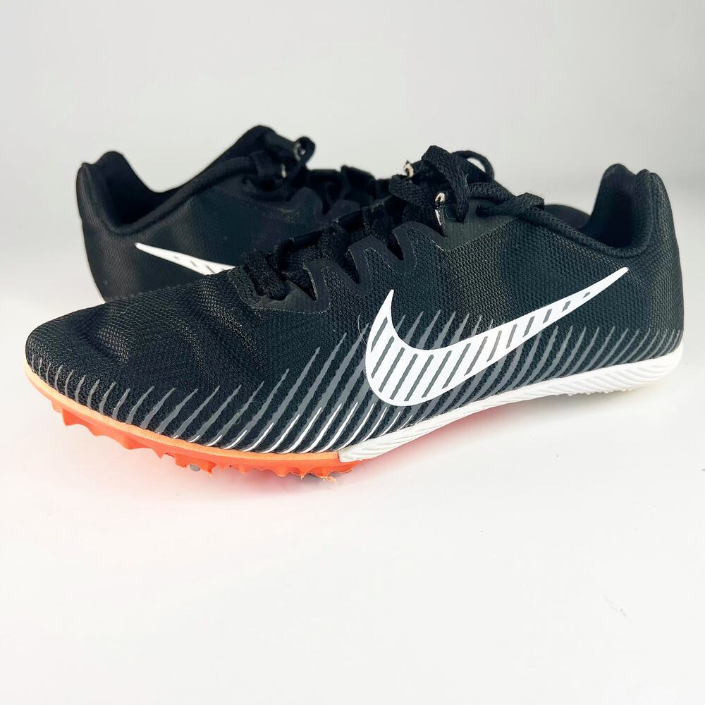 Nike Zoom Rival M 9 Racing Track Field Shoes Sprinting Black Women 8 / Men 6.5